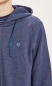 Preview: Elm Badge Zip-Hoodie - blue melange